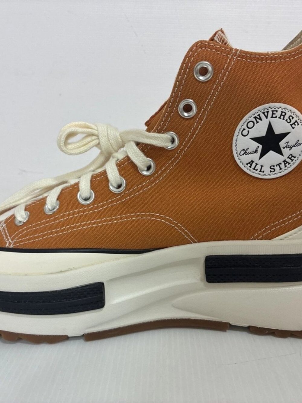 Converse Run Star Legacy CX High Top Platform Sneakers Monarch Orange Size 8.5 - Picture 4 of 9